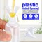 12 PCS Precision Tip Applicator Bottles - 30ml Needle Tip Squeeze Glue Bottles for Paint and Quilling Crafts, 6 Colors with 5 Mini Funnels